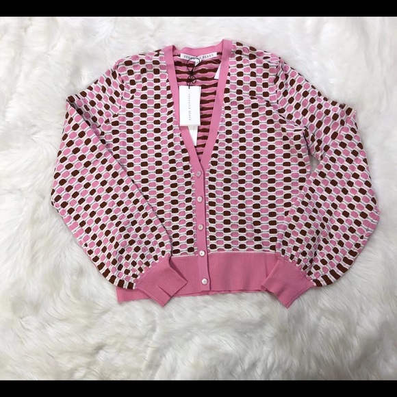 NWT $395 Veronica Beard Loraine V neck Cardigan Swester - Picture 8 of 9